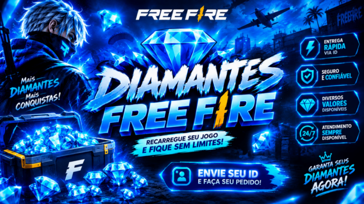 DIAMANTES FREE FAIRE VIA ID
