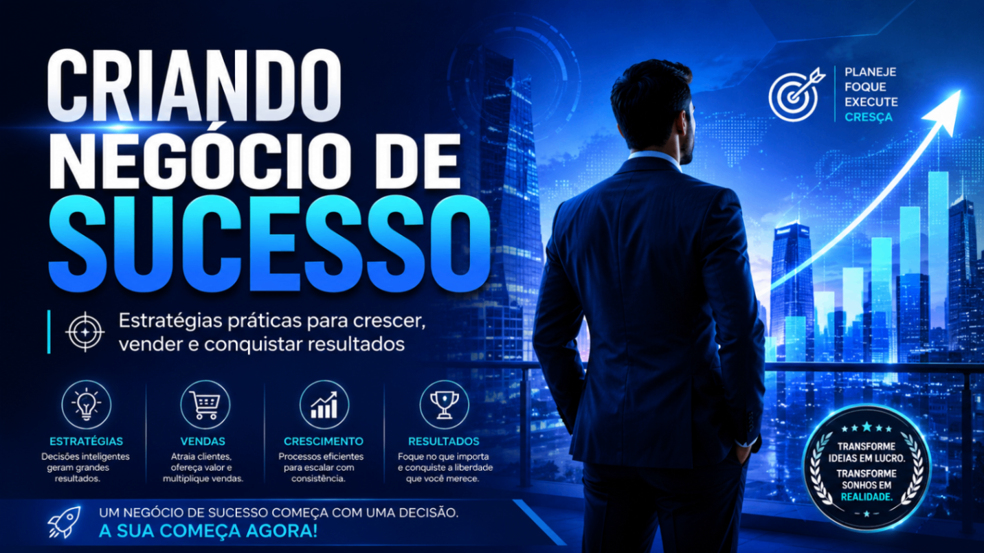 E-BOOK/CRIAR NEGÓCIO DE SUCESSO